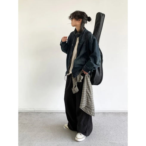 Premium Wide-Leg Cargo Pants – Big Pocket Hip Hop Streetwear Trousers | Unisex Fit